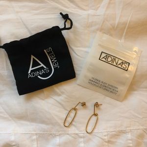 Gold Plated Drop Earrings